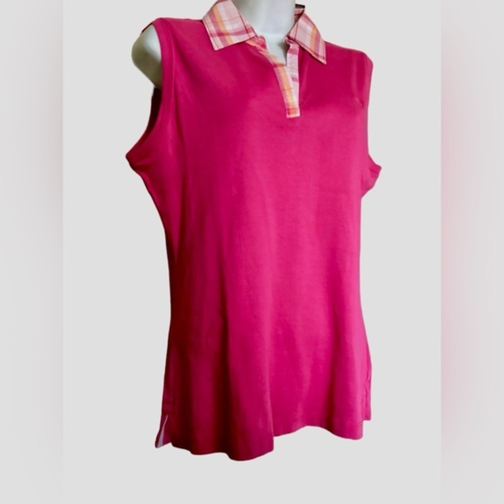 Pink IZOD Sleeveless 100% Cotton Top